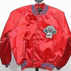 Super Bowl XXV Diet Coke Jacket Red NFL Starline L